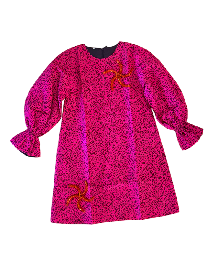 Confettie'' starfish -Short Dress